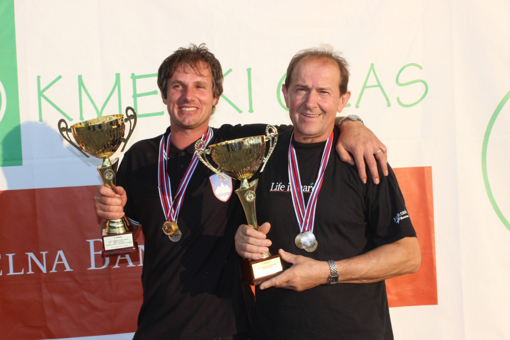 Igor Pate (levo) in Anton Filak bosta kot aktualna državna prvaka iz leta 2019 barve Slovenije na svetovnem tekmovanju zastopala šele  prihodnje leto v Rusiji. <br>